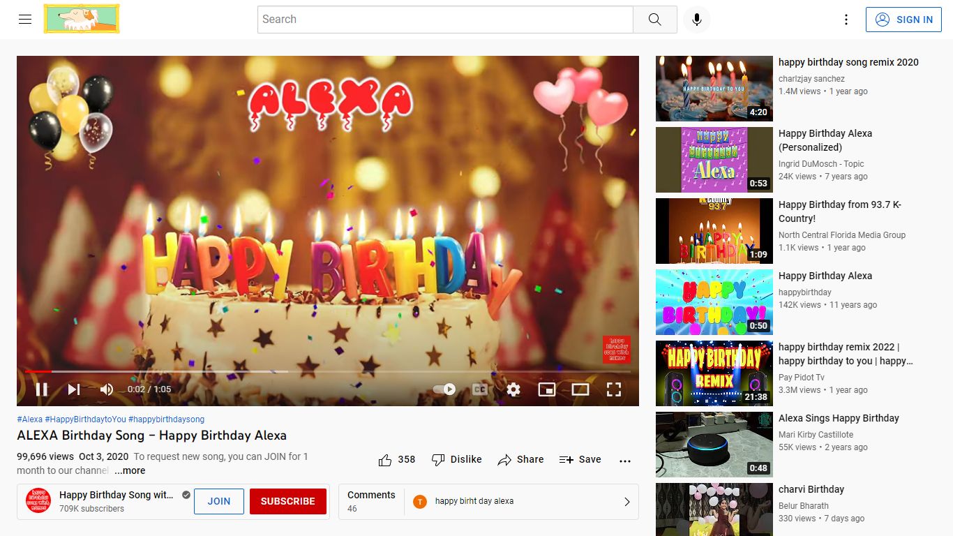 ALEXA Birthday Song – Happy Birthday Alexa - YouTube